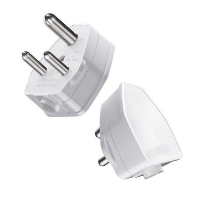 GM 8202 16A 3?Pin High?Capacity Plug Top – Durable Polycarbonate Body for Air Conditioners, Geysers, Microwaves & Heavy Appliances