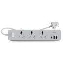 GM Cuba 3341 Extension Board with USB Port Type A & C | 2500 Watt Switch Board Surge Protector...