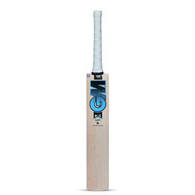 GM Diamond 303 English Willow Cricket Bat for Men and Boys | Cross Weave Tape on The Face| Short Handle| Lightweight | Free Cover | Size-5