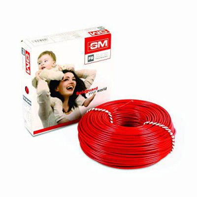 GM Flame Retardant Wire - 4 Sq mm (180m, Red)