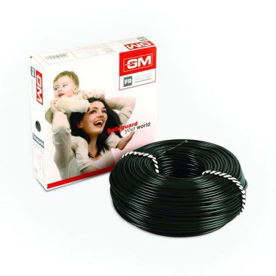 GM Flame Retardant Wire - 6 Sq mm (90m, Black)