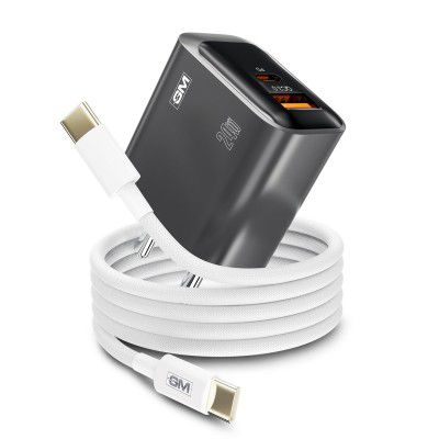 GM G+ 24W Dual Tone PD Adapter with 60W