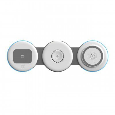 GM G+ 3-in-1 Wireless Charger with Dynamic Lights | Maximum 22.5W Output - White