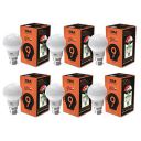 GM GLO - 9 Watt LED Bulb - B22 100 Lumens Per Watt - 6500K White - Cool Day Light (Pack of 6)...