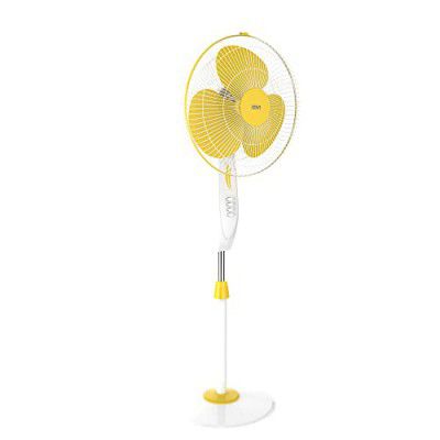 GM Livo Plus 400 mm NS Pedestal Fan (Yellow & White)