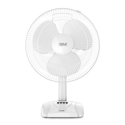 GM Livo Plus NS Table Fan | 400MM Sweep Size | 1400 RPM Aerodynamic Blade Design for High Air Delivery