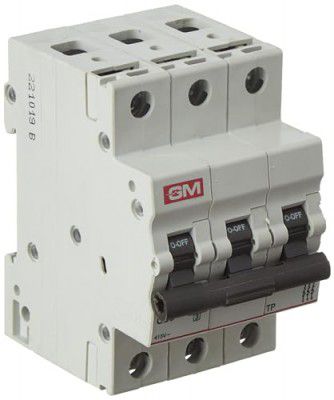 GM MCB 20A TRIPLE POLE 'C' TYPE