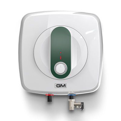 GM Nue+ 25L Water Heater, High-Efficiency Water Geyser - Quick Hot Water, Energy-Saving, Rustproof Body, and Safety Features - Coral