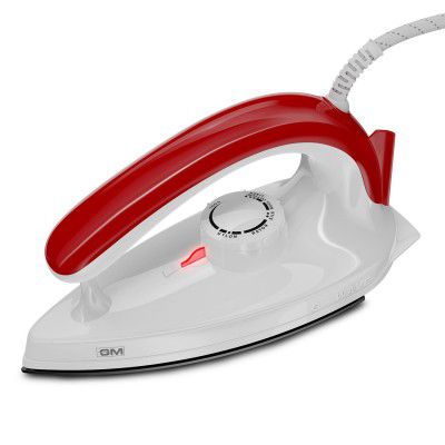 GM Wave 1000 Watt German Technology Non-Stick Sole Plate Dry Iron