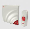 GM Wave Door Bell (Wireless, 4061, White/Red)...
