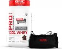 GNC Pro Performance 100% Whey Protein Powder (2lbs) & Gym Bag Combo Whey Protein  (2 pounds, Chocolate Fudge)...