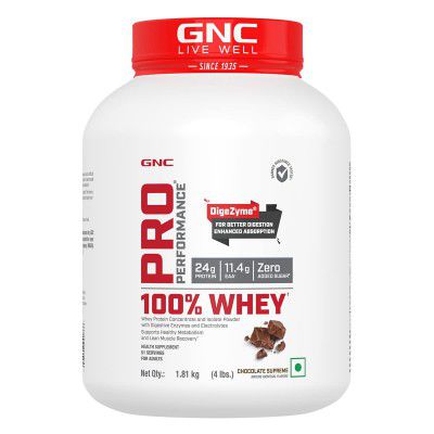 GNC Pro Performance 100% Whey Protein Powder | Boosts Strength & Endurance | Builds Lean Muscles