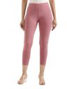 GO COLORS Soft Cotton Stretch Cropped Leggings for Women...