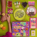 GO DESi 17-Item Rakhi Gift Hamper for Brother | Sweets gift box | Dry Fruits | Rakhi...
