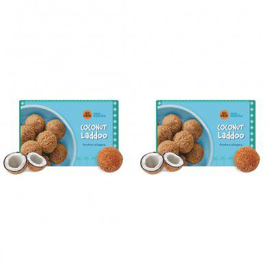 GO DESi Coconut Ladoo, 300 grams (Pack of 2)