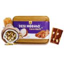 GO DESi - DESi Meetha Dry Fruits Barfi Sweet| 24 Individually Wrapped Pieces | Cashew and Raisins Burfee | No Refined Sugar | Sweets Indian Mithai...
