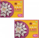 GO DESi Kaju Katli Premium, 61% Cashews, Indian Sweets Gift Pack, DESi Meetha, Mithai Box  (2 x 200 g)...