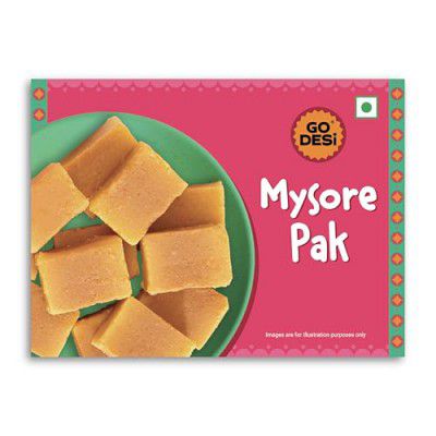GO DESi - Mysore Pak | Made with Desi Ghee - 200 grams