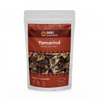 GO DESi Seedless Tamarind Slab, Imli, 100% Clean and Fresh, Soft and Delicious, 200g