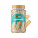 Go Desi Sesame Chikki Jar | Til Chikki | Nutritious Bar | No Added Preservatives and Colours | Gajak | Sweets | Gazak | 50 pieces...