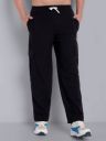 Go Devil  Men Printed Black Track Pants...