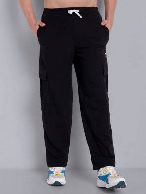Go Devil&nbsp;Men Printed Black Track Pants
