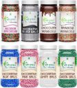 GO GRASS Cake Decorating Set ,Variety of Cake Sprinkles for Cupcakes & More / EACH 80GRAM Sprinkles  (640 g, Pack of 8)...