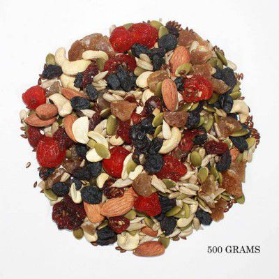 GO GRASS Premium 10+ International Healthy Mix Dry Fruits | (500 g)