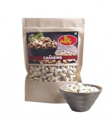 go Healthy 100% Natural Premium Whole Cashews (250 gm)