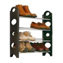 Go Hooked 4 Layer Plastic Shoe Rack | Shoe Rack | Plastic Shoe Rack...