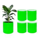 Go Hooked Grow Bags for Gardening Vegetables Herbs & Flowers (Set of 5) Planter Bags for Home Balcony Terrace & Outdoor Farming (9 Inch, 250gsm) Heavy Duty Reusable Gallon Grow Bags...