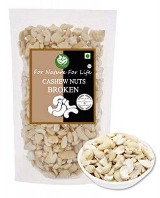Go Vegan Cashews Nuts Broken 4 Pieces - 1kg | Kaju Tukadi