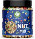 go vegan Healthy Nutmix 1kg,Almonds, Cashew, berries, Raisins, Mix Fruit & More Almonds, Cashews, Raisins, Apricots  (1 kg)...