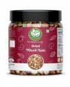 Go Vegan Natural Premium Mix Dry Fruits and Nuts | Mix Dry Fruits 500 gm [Almonds, Pistachios, Cashew, Kishmish, Apricot, Figs, Walnut Black Raisins] [Jar Pack]...