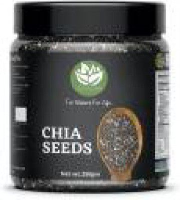 go vegan Raw Unroasted Chia Seeds with Omega 3 and Fiber for Weight Loss 250 Gram | Chia Seeds (250) Chia Seeds  (250 g)