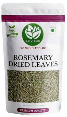 Go Vegan Rosemary Dried Leaves - 100gm | Rosemary Leaves for hair growth & Food 100g