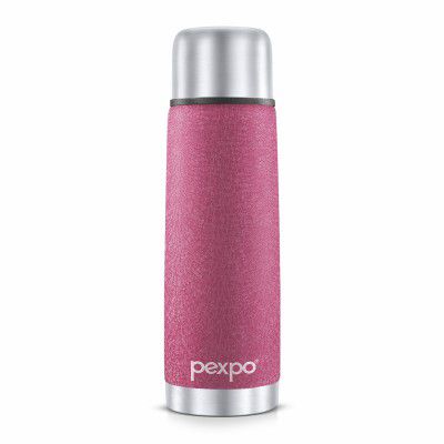 Go24 pexpo Flexo 350ml Stainless Steel Water Bottle | - Pink