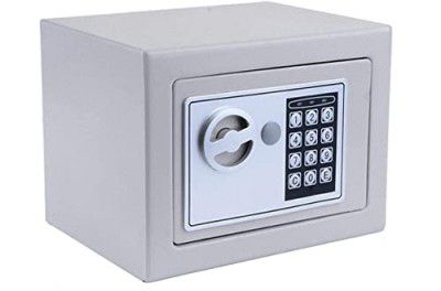 Gobbler Digital Electronic Safe Locker/Box for Jewellery Money Valuables (Asher Grey)