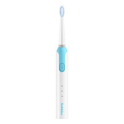 GOBBLER Sonic Pro Electric Toothbrush for Adults with 6 Modes, 3 Brush Heads, Rechargeable lasting upto 30 Days on single charge, Deep Cleaning Power Toothbrush (SB 34k) - Blue