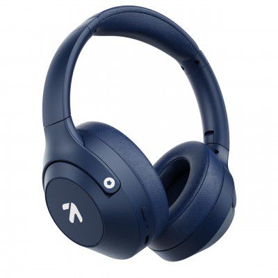 GOBOULT Flex On Ear Bluetooth Headphones with 80H Playtime (Navy Blue)