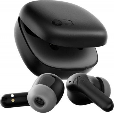 GOBOULT K10 50H Battery, 4 Mic ENC, 45ms Low Latency, Dual Master | Bluetooth (Pure Black, True Wireless)