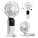 GOCKERA Portable Fan, 4200mAh Battery Operated Fan (White)...