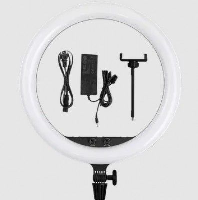 Godox LR150 Ring Light with Mobile Holder for Photography & Videography (Dimmable Lighting)