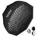 Godox SB-GUE80 80cm / 32 Inch Portable Octagon Honeycomb Grid Umbrella Speedlite Softbox with Bowens Mount...