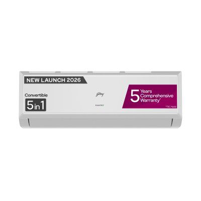 Godrej 1.5 Ton 3 Star Inverter Split AC with 5-in-1 Convertible Cooling (AC 1.5T EC HIC 18Q3TH WA)