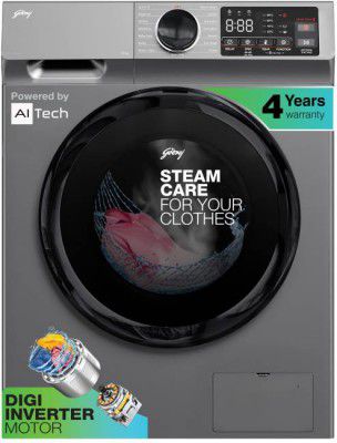 Godrej 10 kg 5 Star Fully Automatic Front Load Washing Machine (WFEON CEL 1014 IEBT SLSR)