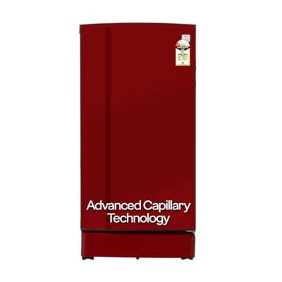 [2025 Model] Godrej 183 L 1 Star Advanced Capillary Technology Direct Cool Single Door Refrigerator (RD EDGE 190A TRF ST WN, Steel Wine)