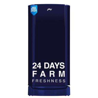 [Extra Rs.1250 OFF] Godrej 183 L 3 Star Farm Fresh Crisper Technology With Vegetable Tray Direct Cool Single Door Refrigerator (2024 Model, RD R190C WRF NY BL, Navy Blue)