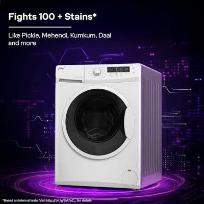 Godrej 6.5 kg AI Powered, FabriSafe Drum, Eco Wash Fully Automatic Front Load White (WFEON CRS 6510 5.0 FKEDM E GLWH)