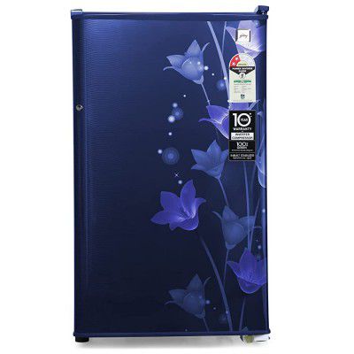 Godrej 99 L 2 Star Inverter Direct Cool Single Door Refrigerator (RD CHAMP 114B 23 EWI MG BL, Magic Blue, Wired Shelves)